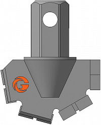 Долото шнековое лопастное ДПО-65.25.Ш19 фото