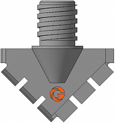 Долото шнековое лопастное ДП-76.36.Сп.28 фото