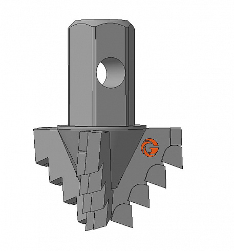 Долото шнековое лопастное Д3ЛК-165.89.Ш55 фото