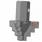 Долото шнековое лопастное Д3ЛП-112.57.Ш41