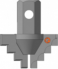 Долото шнековое лопастное Д2ЛП-165.89.Ш55 фото