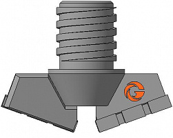 Долото шнековое лопастное ДЛЛ-85.42.Сп.28 фото